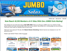 Tablet Screenshot of jumbosolos.com